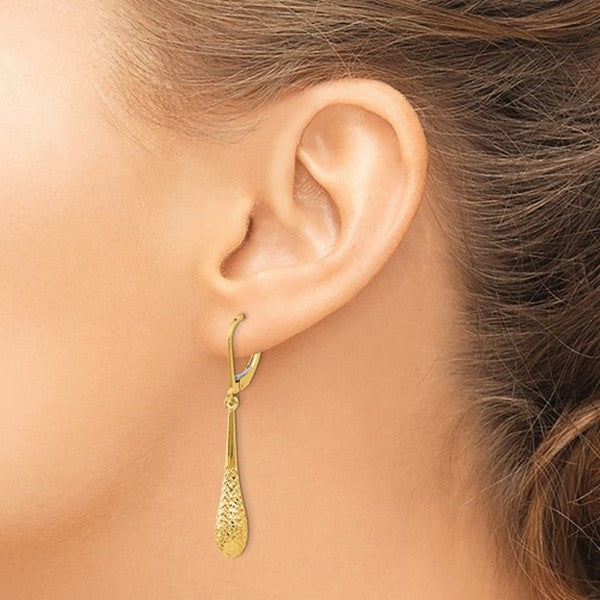 Buy Traditional Gold Plated 3 Line Wedding Earrings for Bridal